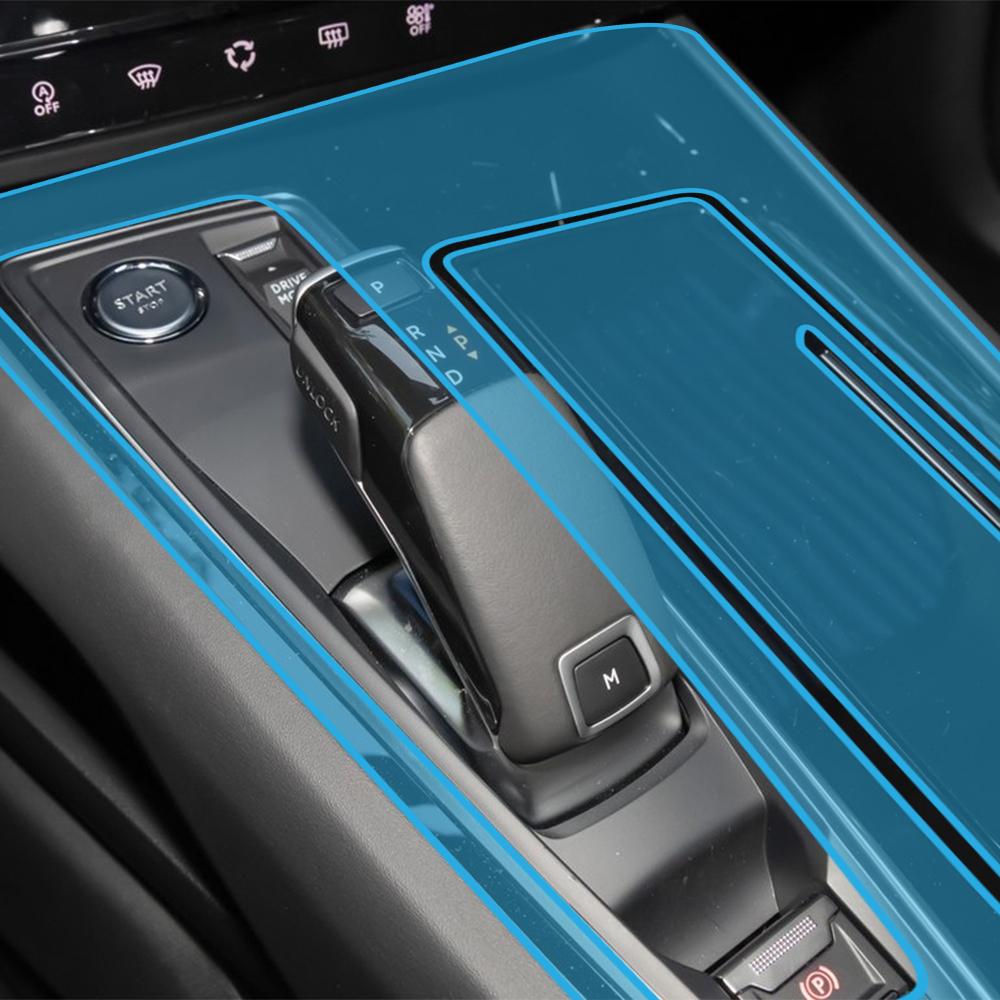 Антицарапающая TPU пленка для интерьера автомобиля для Peugeot 508 2019-22 Центральная консоль Панель приборов Навигация Вырезанная PPF пленка Автоаксессуары