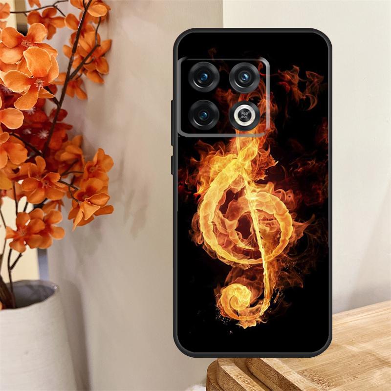Music Note Musical Treble Clef Funda For OnePlus 8T 10T 13 13R 12 12R 11 10 Pro OnePlus Nord 4 CE 2 3 Lite N30 N20 N10 Case