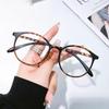 Простые круглые женские оправы для очков в корейском стиле, литературные очки TR90 без макияжа 17160