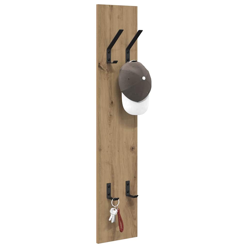 Wall mounted nightstand Artisan Oak 20 x 1.5 x 100 cm