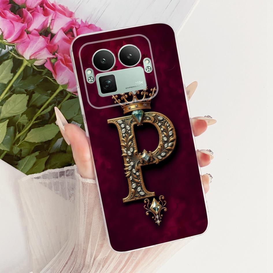 For Realme GT8 Case Realme GT 8 Pro Cover 2025 Fashion Letters Crown Capa Soft Silicone Bumper For Realme GT8 Pro RMX5210 Fundas
