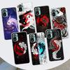 Japan Koi Fish Yin Yang Art Phone Case For Xiaomi Redmi 10 10C 10A 9T 9C 9A 9 Prime 8 8A 7 7A 6 6A K20 K30 K40 Pro S2 Fundas Cov