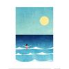 Henry Rivers Sea Swim Print