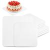 10pcs/Set Square Cake Boards Cardboard Greaseproof Pad Cake Plate New Cake Dessert Tray