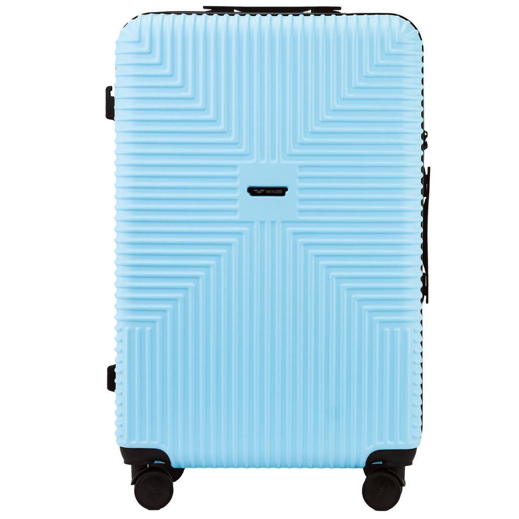 Large Wings Pc Eco Jackdaw 28" Light Blue Suitcase