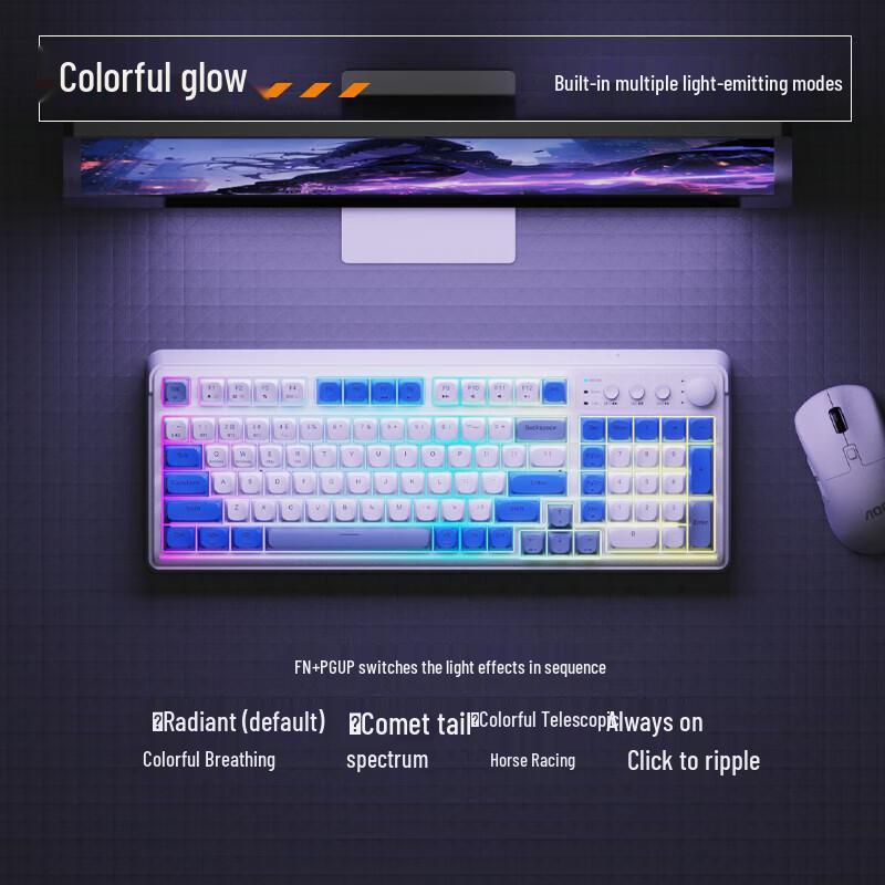 AOC GK210 Tri-Mode RGB Mechanical Keyboard