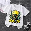 NARUTO Fashion Tshirt for Children Anime Cartoon Printed Shortsleeved Top Boys Girls Summer Sports Tshirts Gifts Kids Clothes