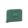 JILL STUART Melty Coin Purse for Women Slim Card Case Wallet with Biscuit-Style Brooch JSLW4BC1 Green