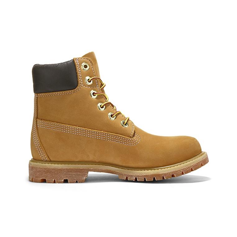 Timberland Теплые и прочные короткие уличные ботинки из замши премиум-серии, женские ботинки, желтые 10361M