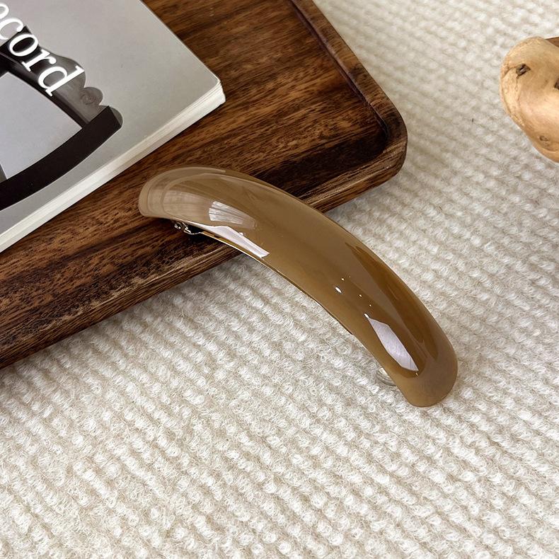 Заколка для волос Acetic Acid пружинная заколка для девочек большая шпилька головной убор блестящая эллиптическая дуга шпилька аксессуары для волос