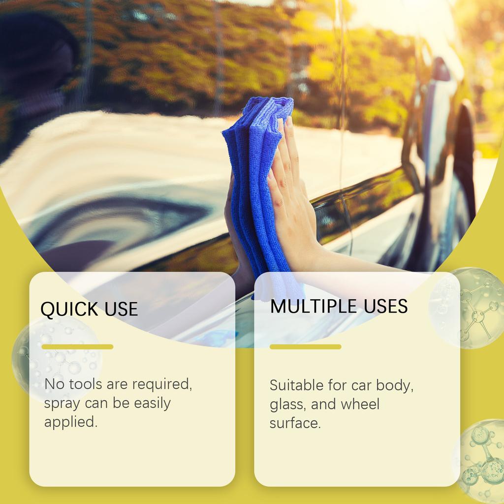 Автомобильный спрей с нанопокрытием, Быстрая зеркальная полировка, Долговечный и простой в использовании(237мл)