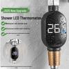 Цифровой светодиодный термометр для воды в ванну для ребенка - Водонепроницаемый дисплей температуры душа