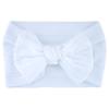 Baby Girls Bow Headbands, Soft Elastic Nylon Hairbands for Infants Toddlers