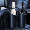 Car Umbrella Storage Bucket Multifunctional Black Plastic Holder Barrel with Hook for Gathering Bottle Shelves Car Trash Can New