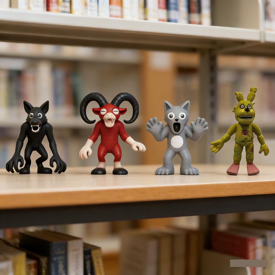 18 шт. 99 Ночей в Лесу Фигурки Фигурки Фигурка Сова Коза Волк Олень 99 Ночей в Лесу Фигурка Пластиковая Игрушка Подарок