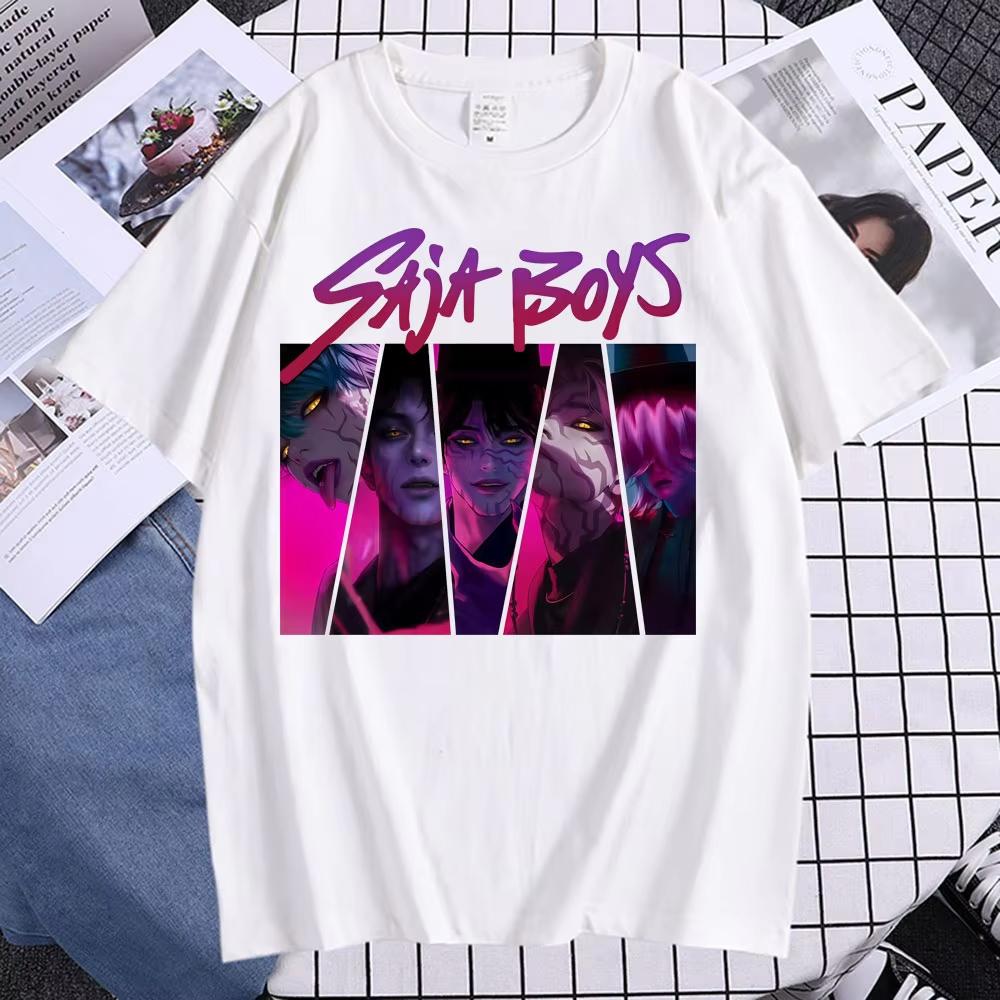 Boys band T-shirt, men's and women's clothing, short sleeved T-shirt, street wear