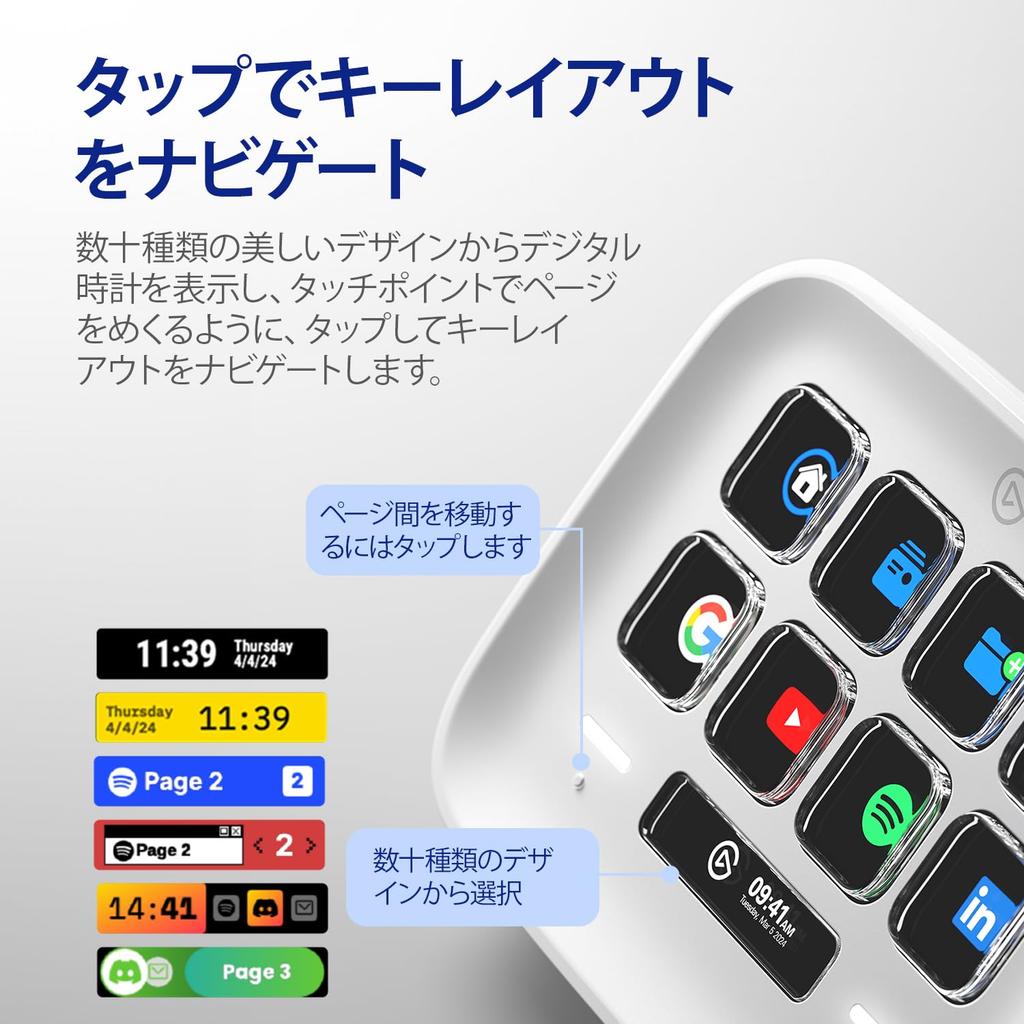 Elgato Stream Deck Neo 8 настраиваемый 2 точки касания для ускорения задач и рабочих процессов перетаскивание настроек для Spotify и других Совместимо с Mac