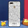 Лондонская сельская эскизная городская карта Чехол для Oppo A16 A76 A96 A58 A78 A98 A5 A9 A91 A15 A17 A77 A52 A72 A74 A94 A54S A57S