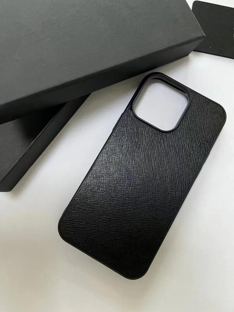 Роскошный Бизнес-Чехол из Кожи для Телефона iPhone 16e 16/15/14 Plus 13/12 Pro Max Модный Тонкий Защитный от Падений Чехол