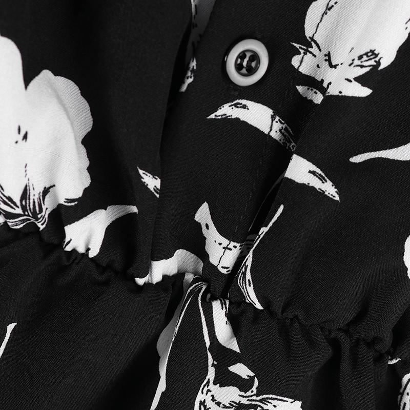 ZANZEA Летнее женское праздничное платье макси с открытыми плечами в богемном стиле с цветочным принтом, пляжное платье с половиной рукавов-фонариков, повседневное, размера плюс