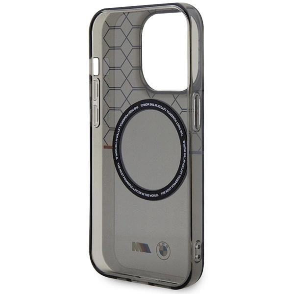 Bmw Bmhmp14Lhgpk Case For Iphone 14 Pro - Gray Pattern Magsafe