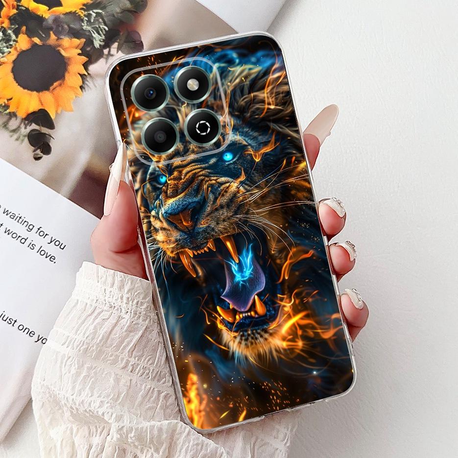 Чехол для Honor X6b JDY-LX1 JDY-LX2 Милый Чехол с Рисунком Счастливой Карпа Кои Мягкий Тонкий Чехол для Телефона Для Honor X6a X 6b HonorX6a HonorX6b Fundas