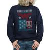 DC Comics Mens Justice League Movie Wonder Woman Flag Sweatshirt