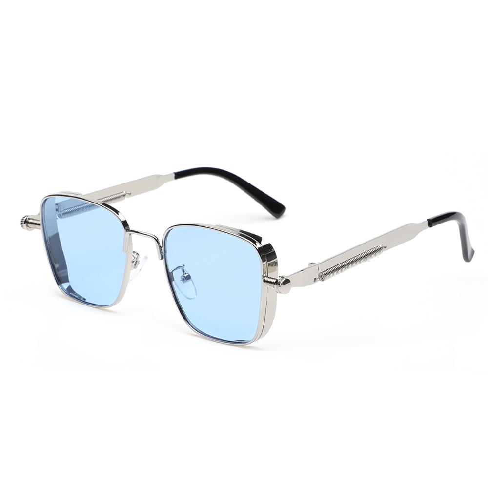 Новые винтажные металлические солнцезащитные очки в стиле стимпанк для мужчин и женщин, квадратные солнцезащитные очки для мужчин и женщин, ретро-брендовые градиентные оттенки для мужчин и женщин, UV400