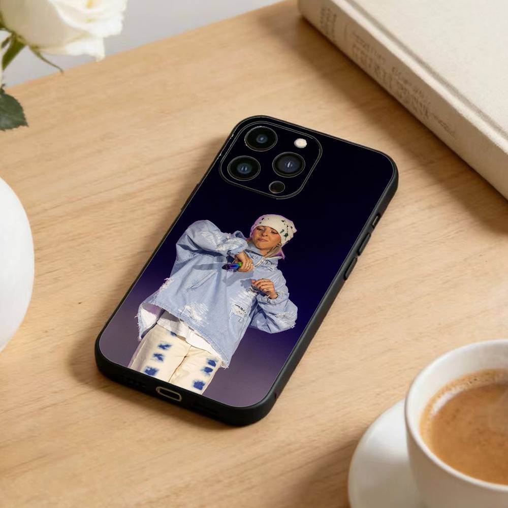 Чехол для телефона Singer Young L-Miko Для iPhone 16,15,14,13,12,17,Pro Max,Plus Силиконовый Черный Чехол