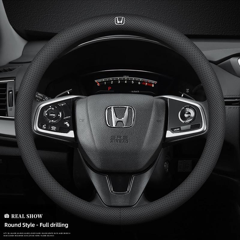 Honda Dedicated Steering Wheel Cover Car Interior Accessories For Honda Civic Fit Jazz Accord Pilot CRV Odyssey Passport City