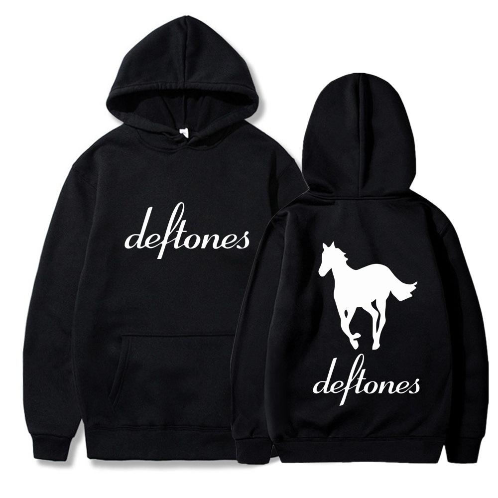 Толстовки с капюшоном Мужская мода Длинный рукав Deftones Дизайн бренда Толстовки Толстовки Женские повседневные Harajuku Streetwear Пуловеры Sudaderas