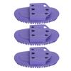 3pcs Silicone Body Scrubber Improve Circulation Reduce Fatigue Gentle Body Massage Brush