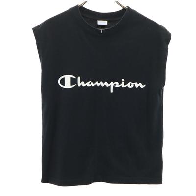 FRAY I.D Коллаборация с Champion Без рукавов Свободный крой Черный Женский Б/у