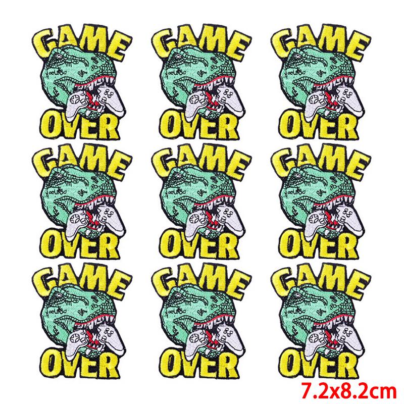 10 шт./лот, оптовая продажа, вышивка, железные нашивки для одежды, нашивки для одежды, куртки, декор, аппликация, принадлежности для шитья