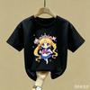 Sailor Moon Children T Shirt Girl Boy Summer Clothes Baby Polyester Tee Shirts Print Short Sleeve Kids Tops Toddler Anime Tees Gift
