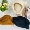 cNew Pure Hand Knitted Fashionable Cat Ear Star Hat Tassel Mushroom Forest Adult Hat