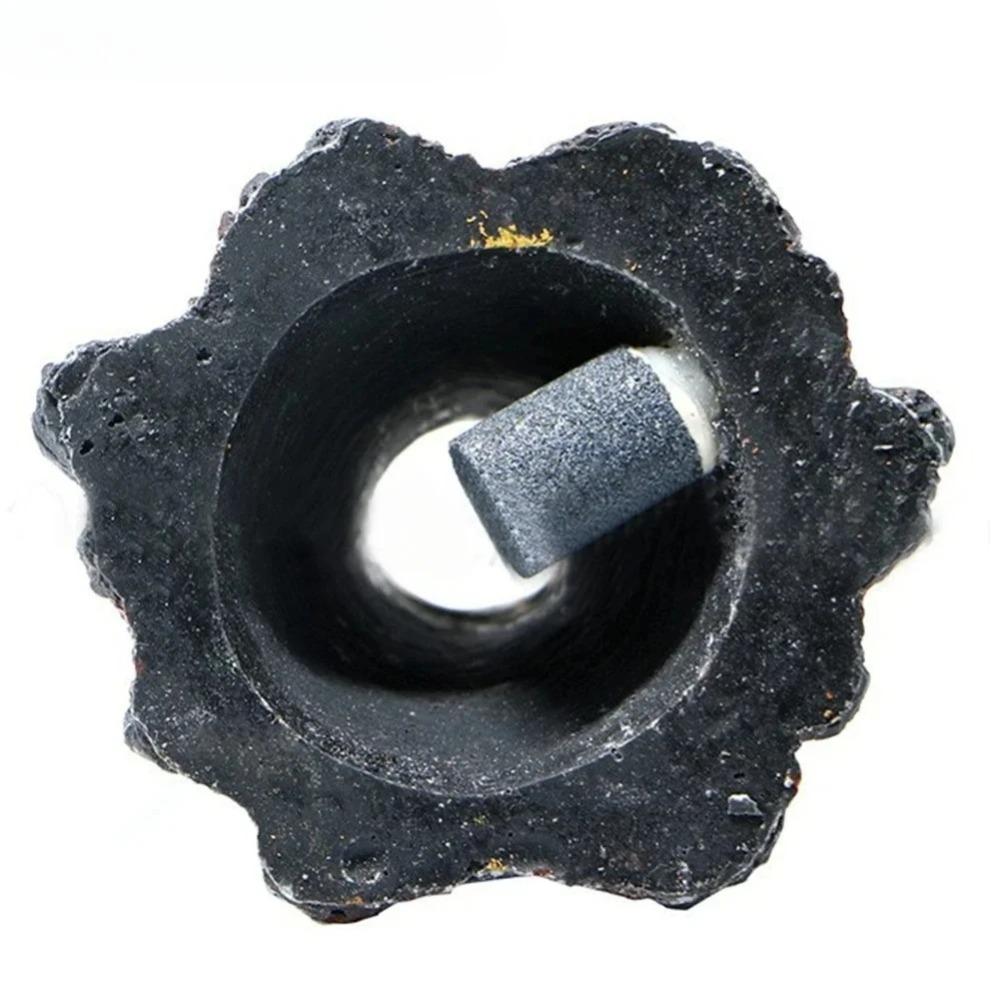 Simulation Volcano Rockery Aerator for Aquarium Fish Tank with Bubble Stone Oxygen Pump Accessory Home Garden Decor