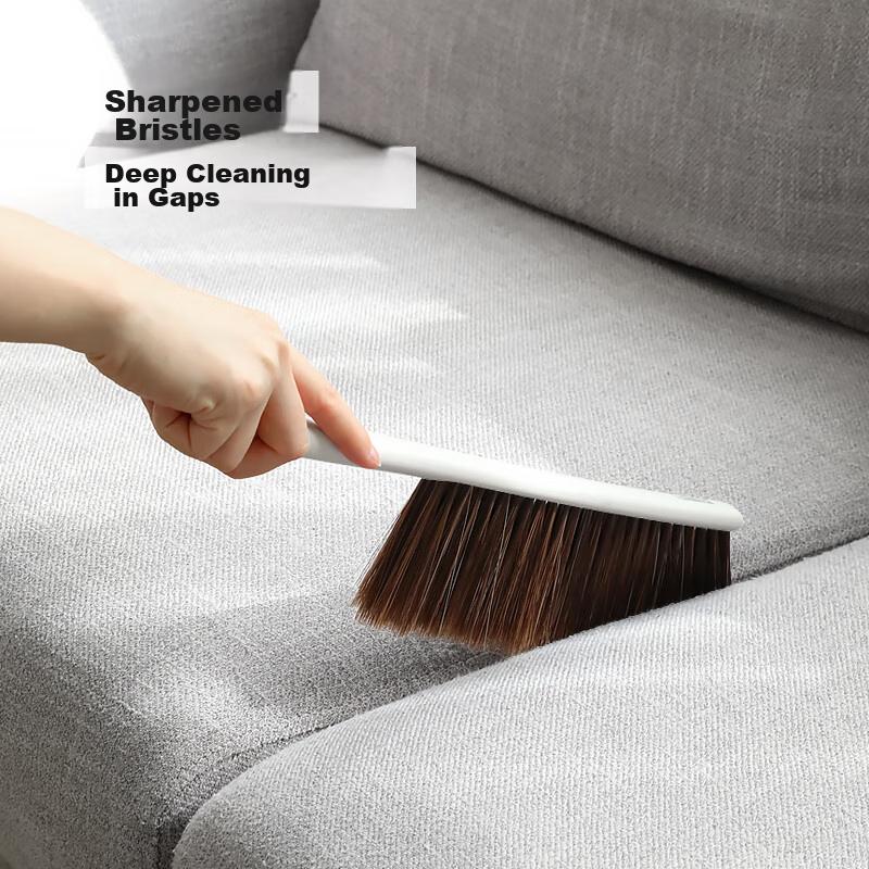 OKwife Cleaning Brush, Long Handle Soft Bristle Bed Brush for Sweeping Sofa, Clothes And Dust, Bedroom Dusting Brush