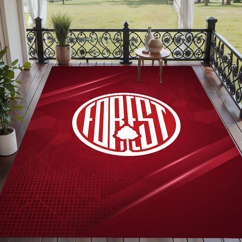 Soft Floor Carpet Nottingham Forest Pattern Area Rug Decorative Mat For Home Room Decoration