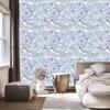Iridescent glitter wallpaper light gray and blue 50x1000