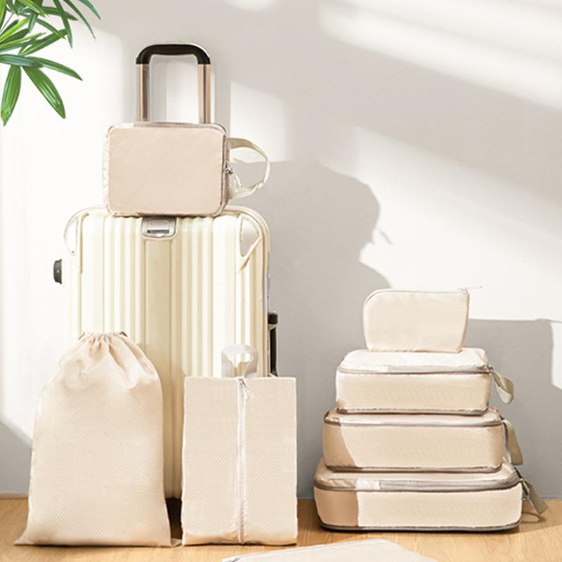 Портативная дорожная компрессионная упаковка Cubes Bag Водонепроницаемые органайзеры для сумок Чемодан для одежды Органайзеры для сумок Дорожная сумка
