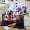 "ONE PIECE" Flannel Blanket Cozy Warm Print for Bedrooms, Sofas, Beds, Chairs, Picnics and Travel