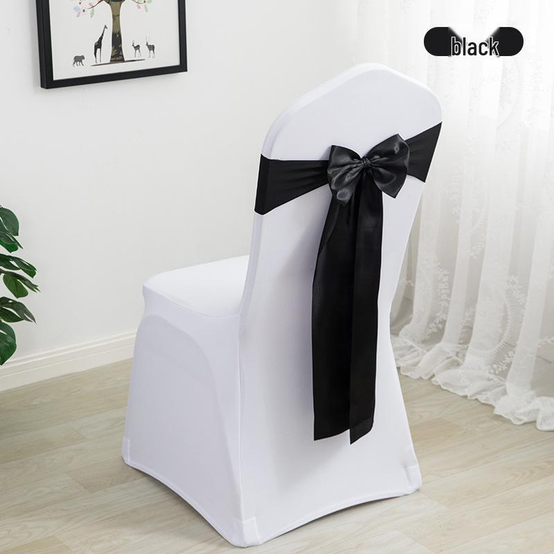 Elegant Wedding Ribbon Chair Cover Decoration