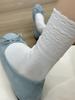 Japanese Lace Socks Children'S Medium Tube Socks Spring And Summer Thin Korean Ballet Style Stacking Socks Rhombus Dark Pattern Versatile Stockings