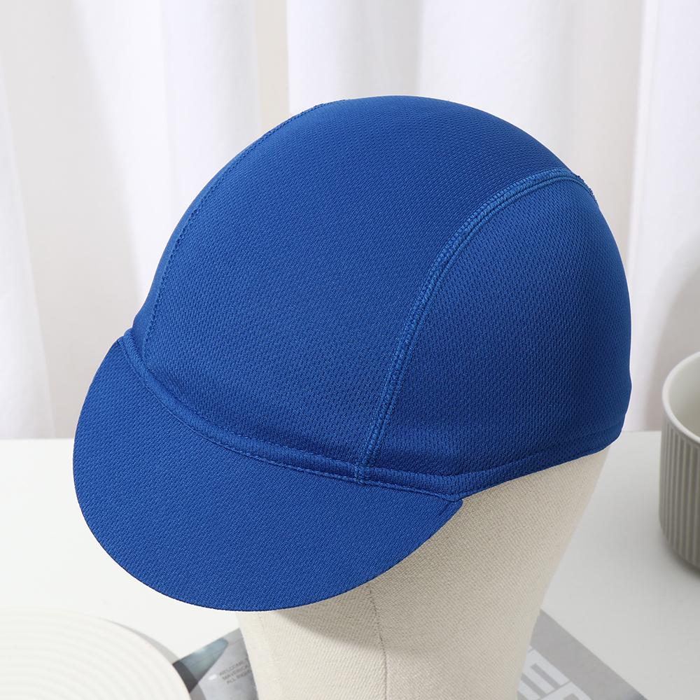 Protection Quick-Drying Solid Color Summer Elastic Mesh Fabrics Cycling Hat Bicycle Riding Cap