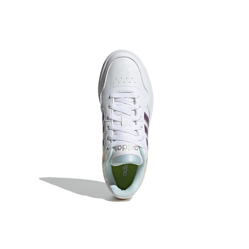 adidas Женские кроссовки Hoops 3.0 'Белый матовый фиолетовый металлик' GX1806