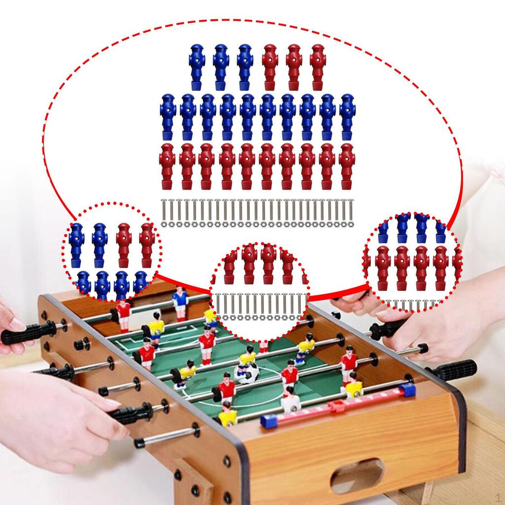 26 Count Table Soccer Player Figures for Foosball Game Parts