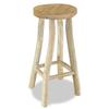VidaXL Bar Stool Solid Teak Wood