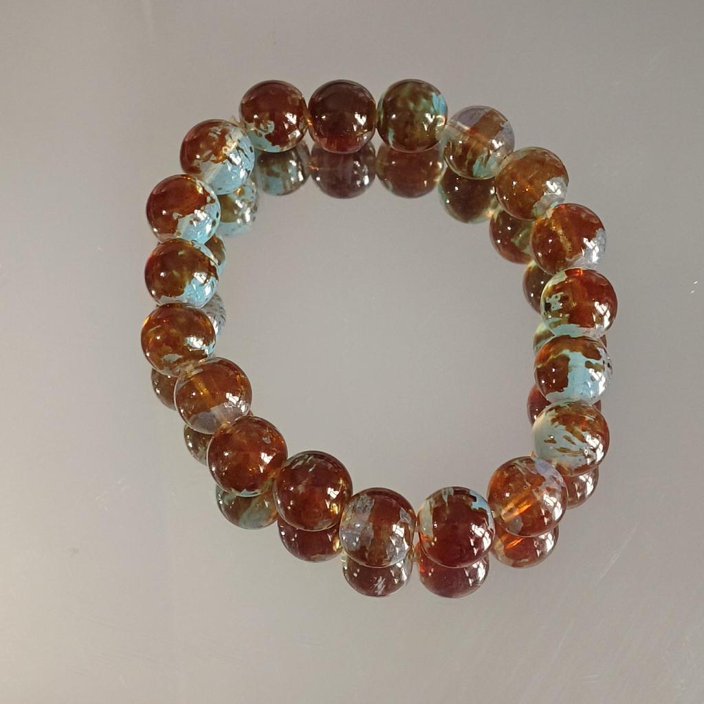 Новый градиентный браслет из бисера - идеальный летний подарок для девушек и студентов