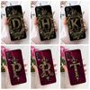Clear For Vivo Y21 2021 V2111 Y21S V2110 Cover For Vivo Y33S V2109 Case Luxury Crown A-Z Letters 2D Flat Pattern Soft Phone Case
